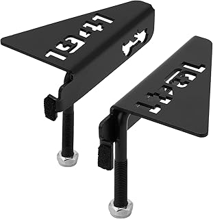 JL Front Foot Pegs Door Footrest Pegs Foot Rest Pedal With 1941 Style For 2007-2020 Wrangler JK JKU JL JLU