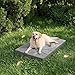 Vonabem Waterproof Outdoor Dog Bed Large Medium Sized Dogs, Washable Crate Pad 35 inch, Foam Orthopedic Pet Beds with Removable Cover,Durable Anti-Slip Kennel Pads 35