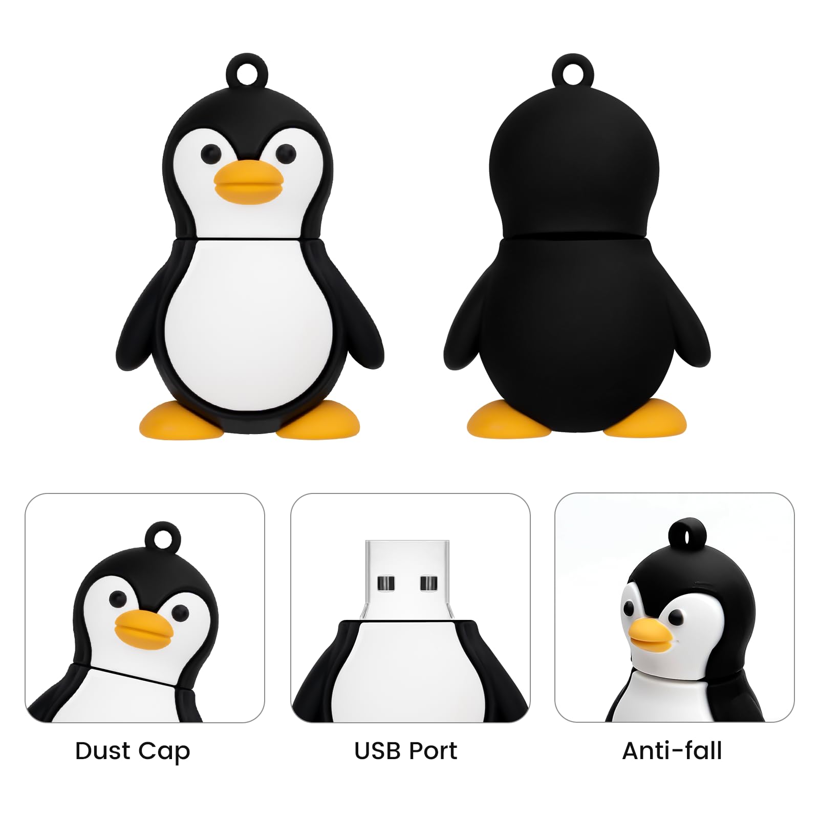 USBフラッシュドライブ 16GB ペンギン 韓国 かわいい USBフラッシュドライブ 16GB ペンギン 韓国 かわいいの通販 by