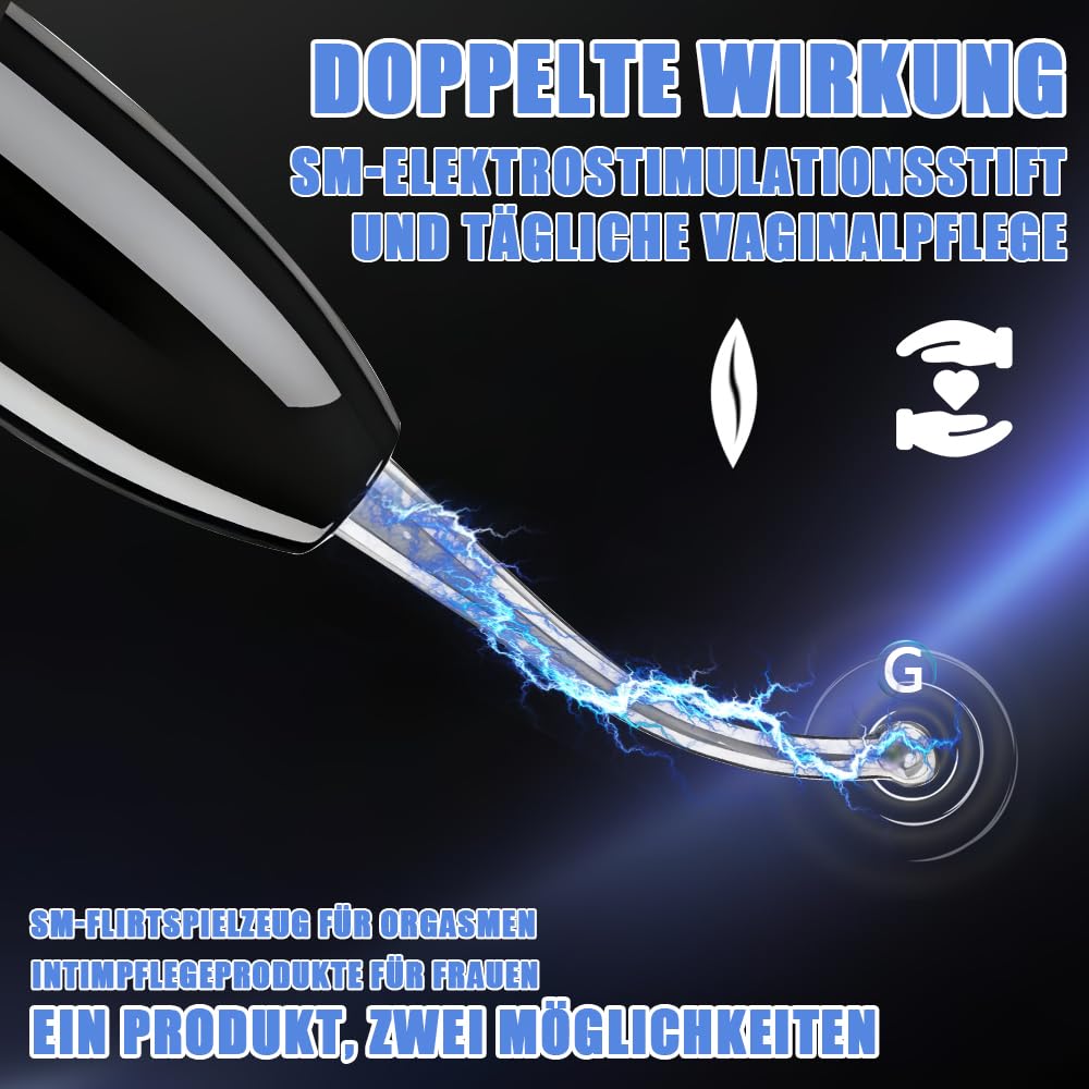 New Elektro Shock Massagestab Nippel, klitoris,Anal, Penis, G-Punkt Stimulation Elektrostimulation Mit Unendlich variabler Strom BDSM Masturbation SM E-stim Erotik Sex Spielzeug Für Männer Frau Paare
