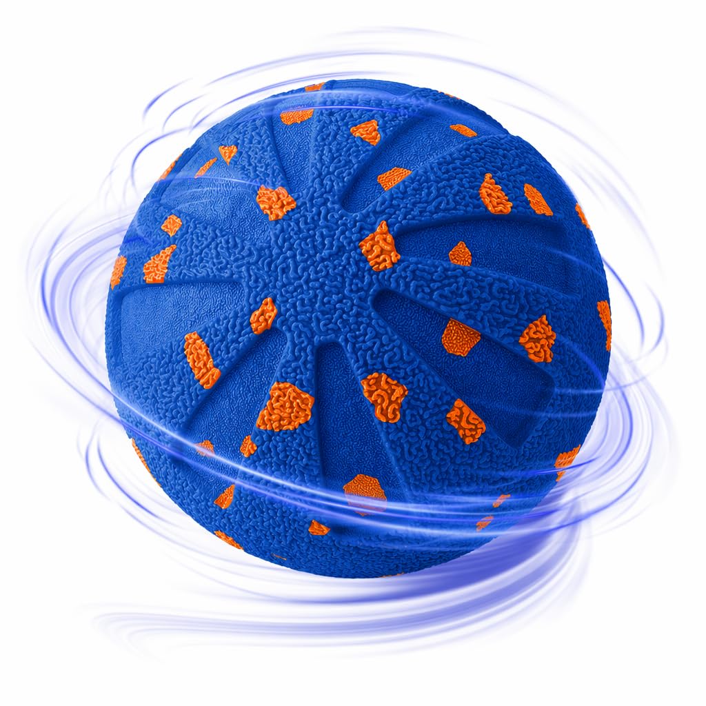 Balles interactives pour chien, jouets à mâcher agressifs, jouets à mâcher pour chien, jouets d'enrichissement pour chien, mouvement automatique, rebondissant, rotatif, rechargeable, jouets pour