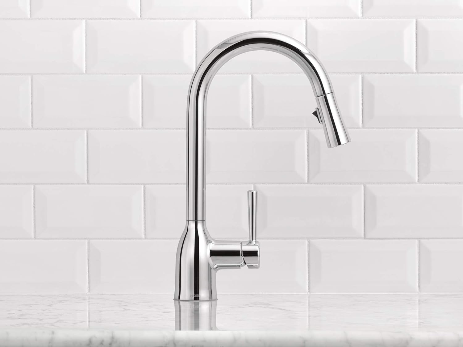 Buy Moen 87233 Adler One Handle High Arc Pulldown Kitchen Faucet With Power Clean Chrome Online In Cameroon B082vx1psq