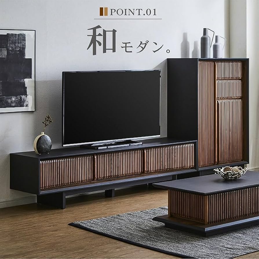 専用: テレビボード テレビ台 ローボード 組み合わせ収納 ガラス扉／引出しタイプ 幅