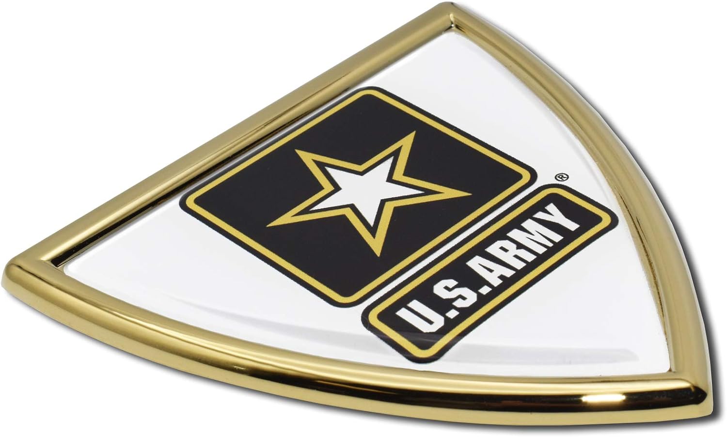 Elektroplate U.S. Army Shield Chrome Auto Emblem