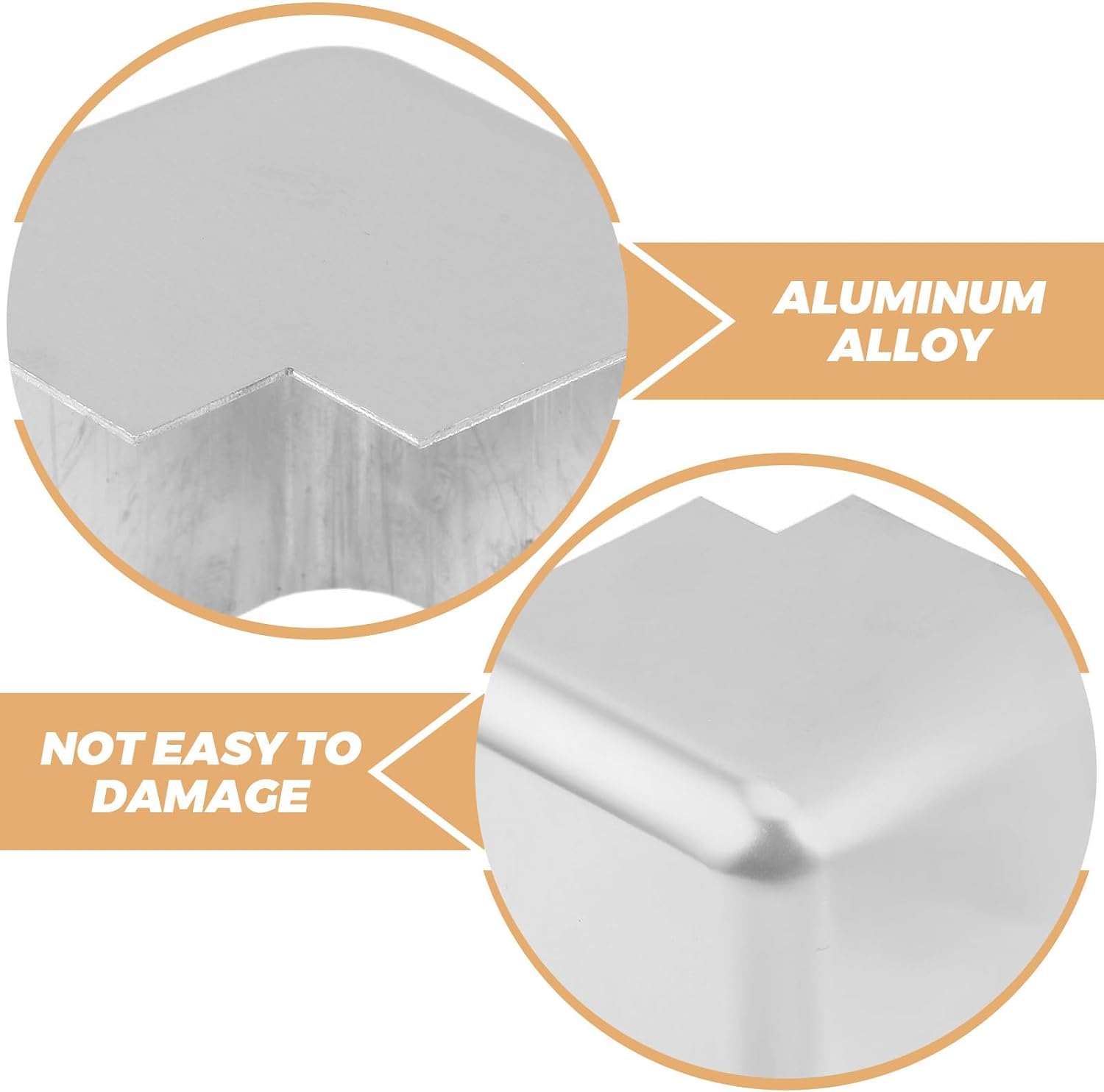 2pcs Metal Corner Protectors: Aluminum Edge Guards for Cargo Refrigerated Trucks - Corner Wraps Guards for Van Containers Shipping Protection Tool Boxes