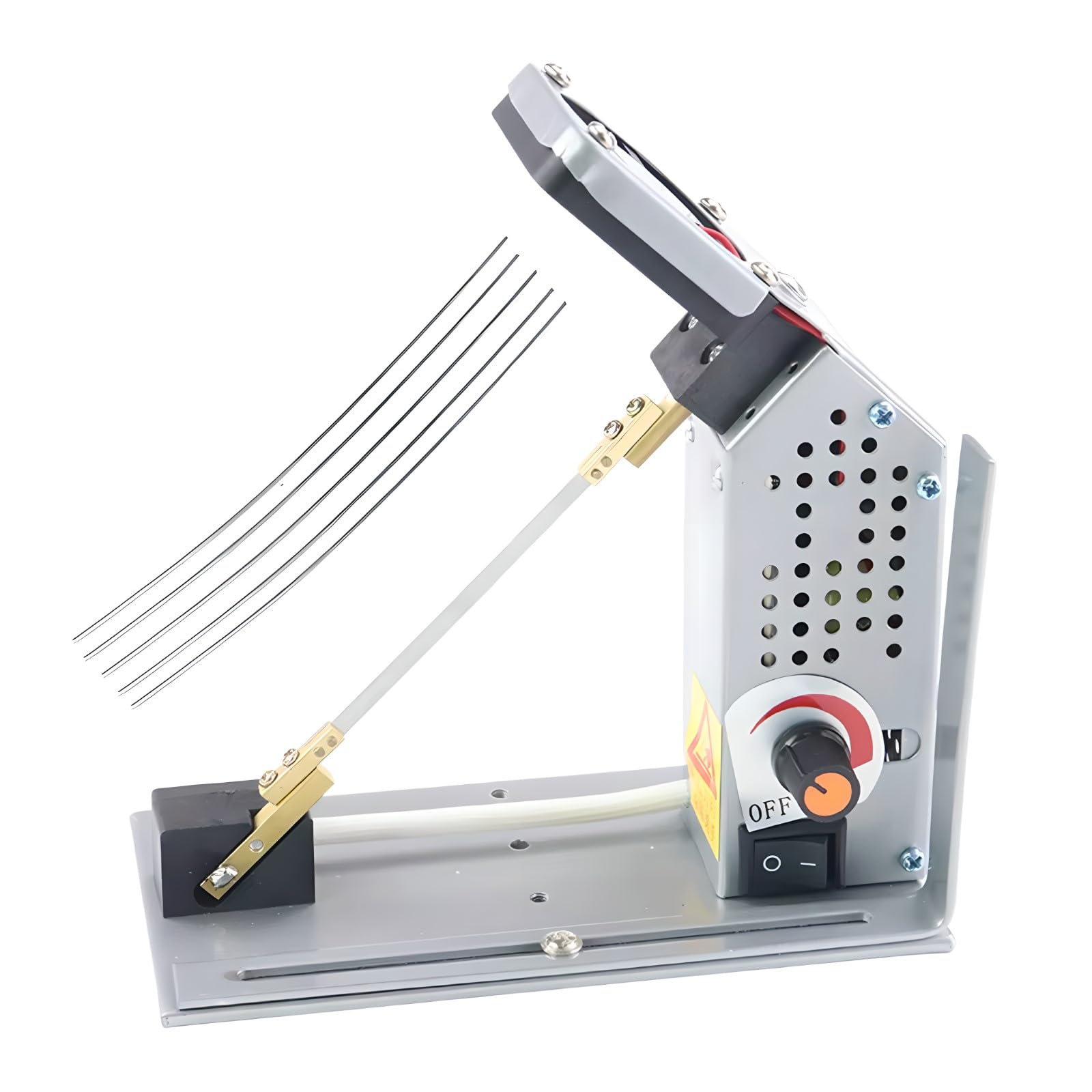 JXYQ Electric Hot Wire Cutter Machine with Exhaust Cooling Fan, Adjustable Temperature 0-900℃, Ideal for Cutting Rope, Straps, Lace, Braid, Nylon Band