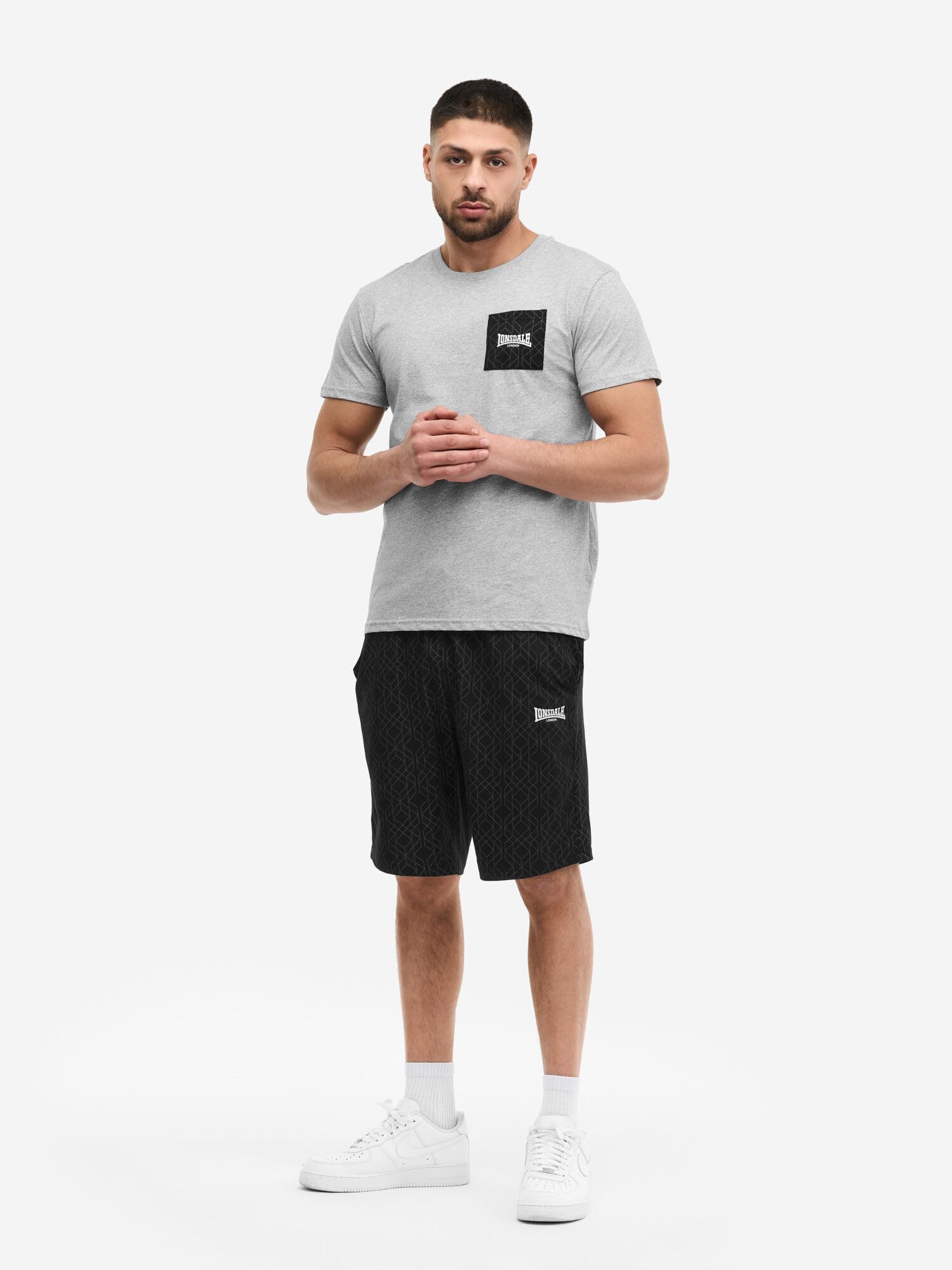 Lonsdale Zestaw t-shirtów i szortów Mężczyźni Buston