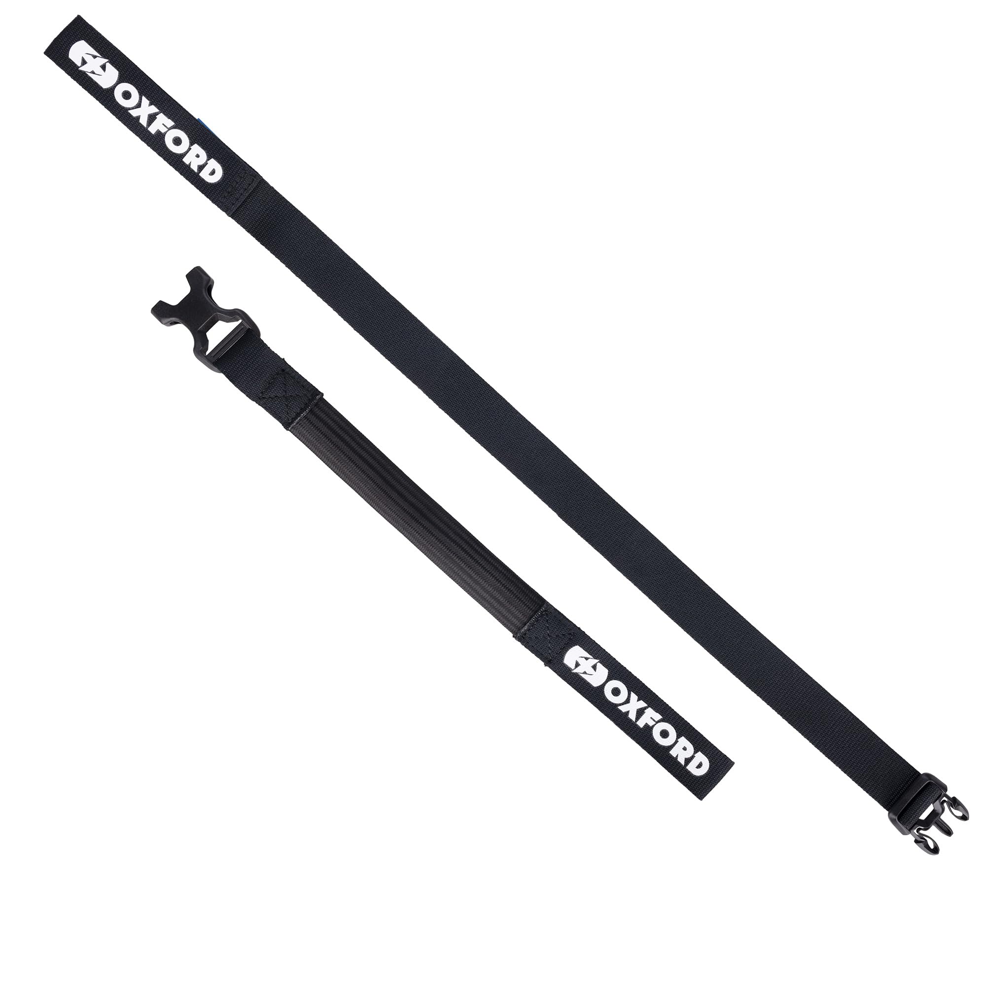 Atlas B-Clip (paar), 26mm x 1.2m, zwart. Motorfiets verstelbare bagageriem