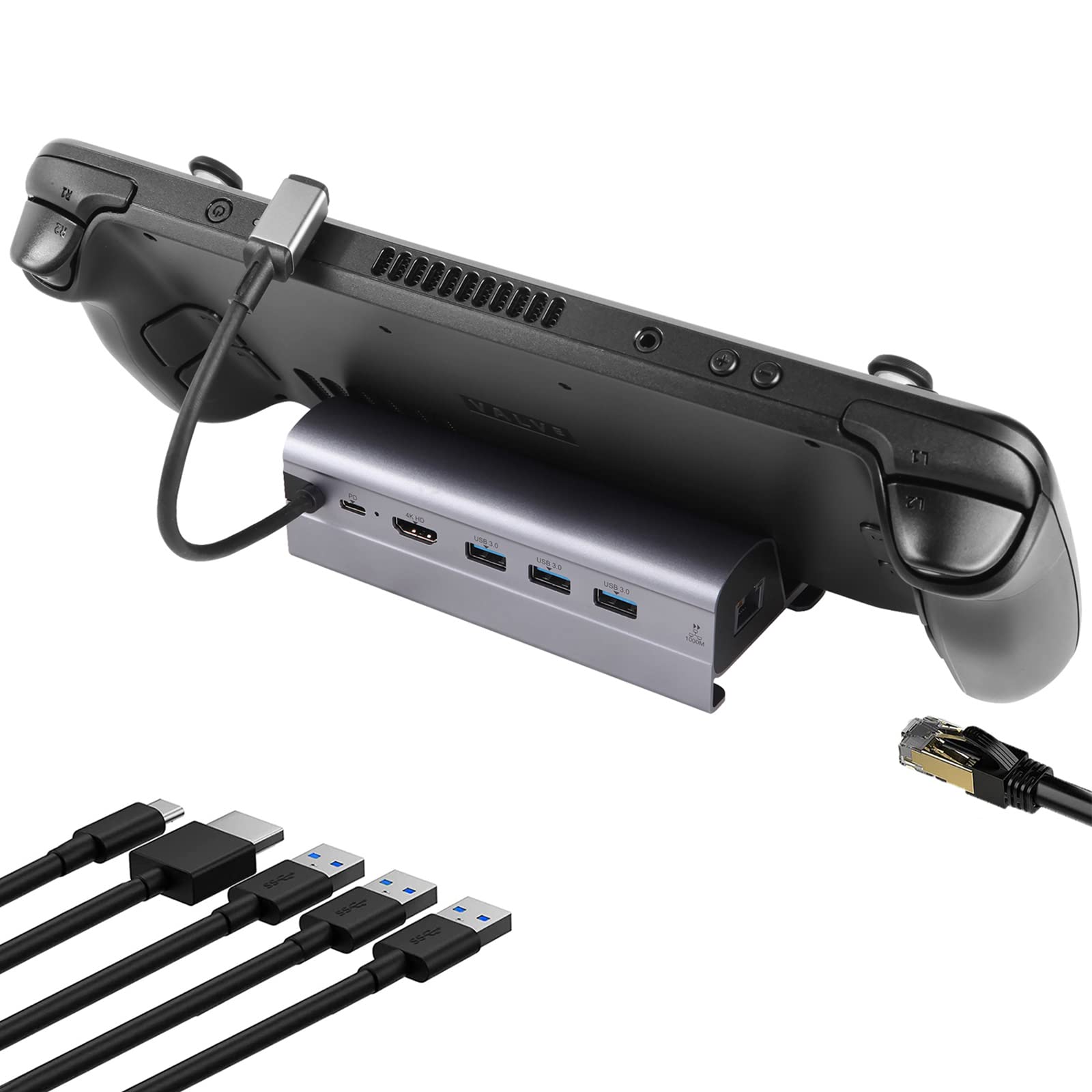 Buy JINYI Docking Station for Steam Deck, Steam Deck Dock Hub with HDMI(4K60Hz), Gigabit