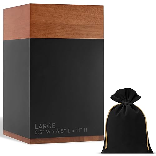 Timeless Walnut Wood Urn for Ashes Adult Male & Female
