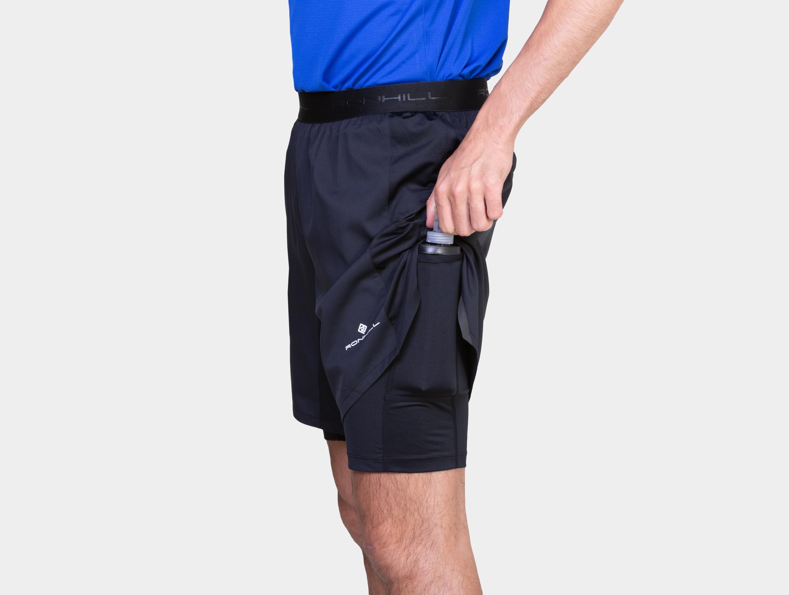 Ronhill Men's Tech 7" Twin Short - Shorty Mężczyźni