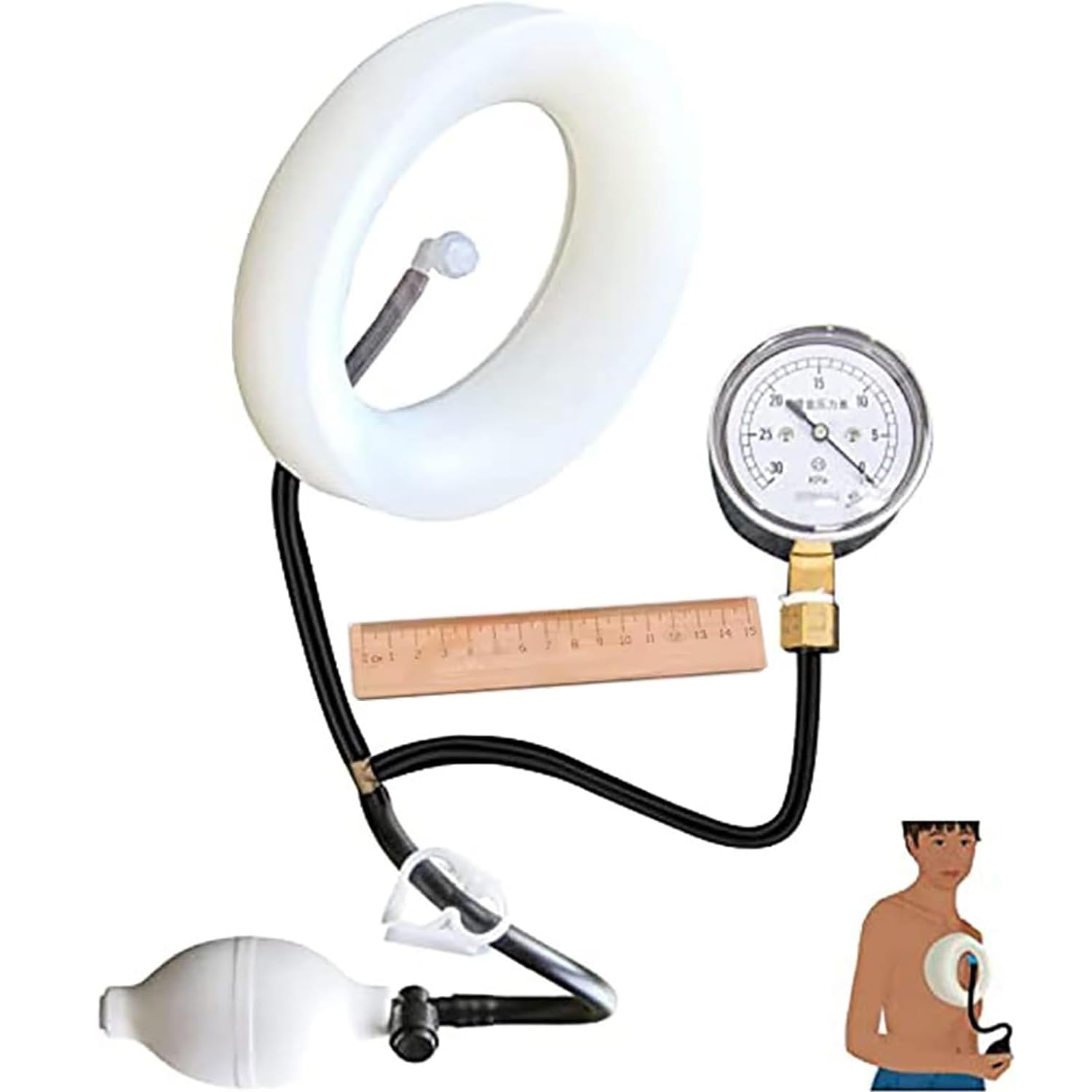 Órtesis para Pectus Excavatum, órtesis para la Depresión Torácica | Equipo de Rehabilitación Esternal, Soporte para la Depresión en Niños y Adultos (L)
