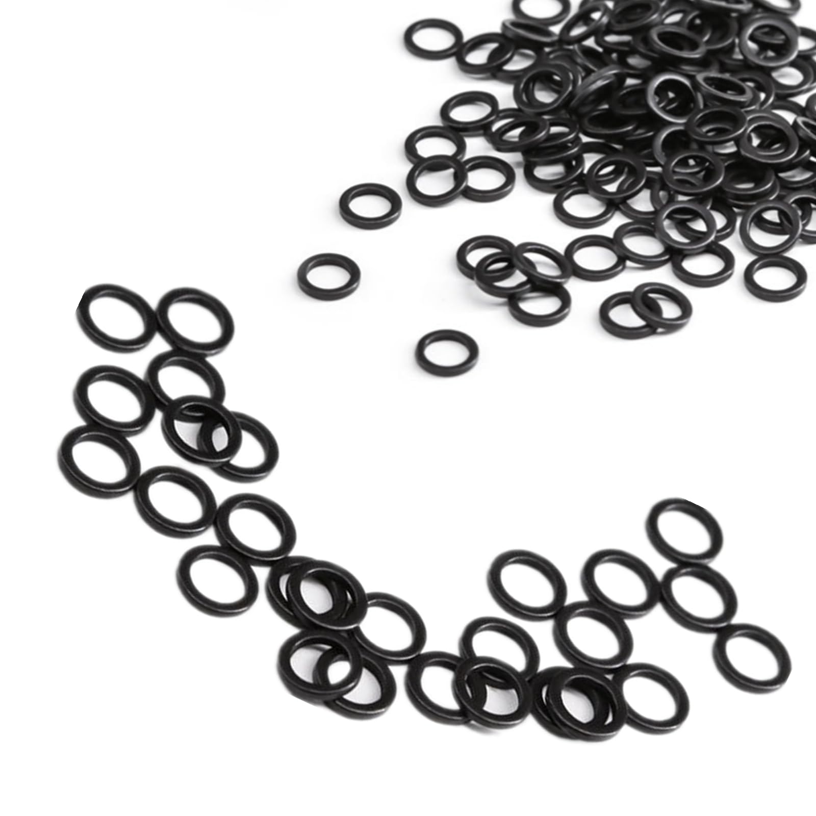 Dmykluc 100 Pack 2mm Stainless Steel Fly Fishing Tippet Rings – Durable Tippet Connectors for Trout, Salmon & Freshwater Game Fish