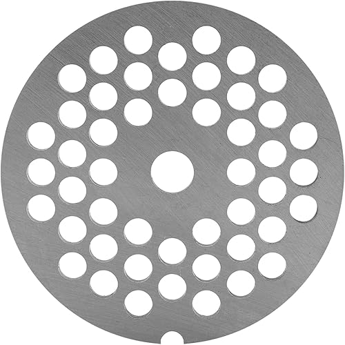 Miniatura 2 de Placa para picar carne #7, placa de acero inoxidable de 2-3/8 pulgadas para picadora de carne, discos para picar carne para mezclador de cocina y