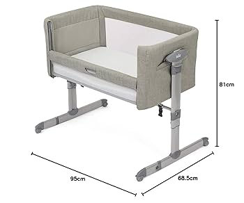 Joie 折りたたみベビーベッド グレー　/ Joie Folding Crib Joie 折りたたみベビーベッド グレー / Joie Folding Crib Joie
