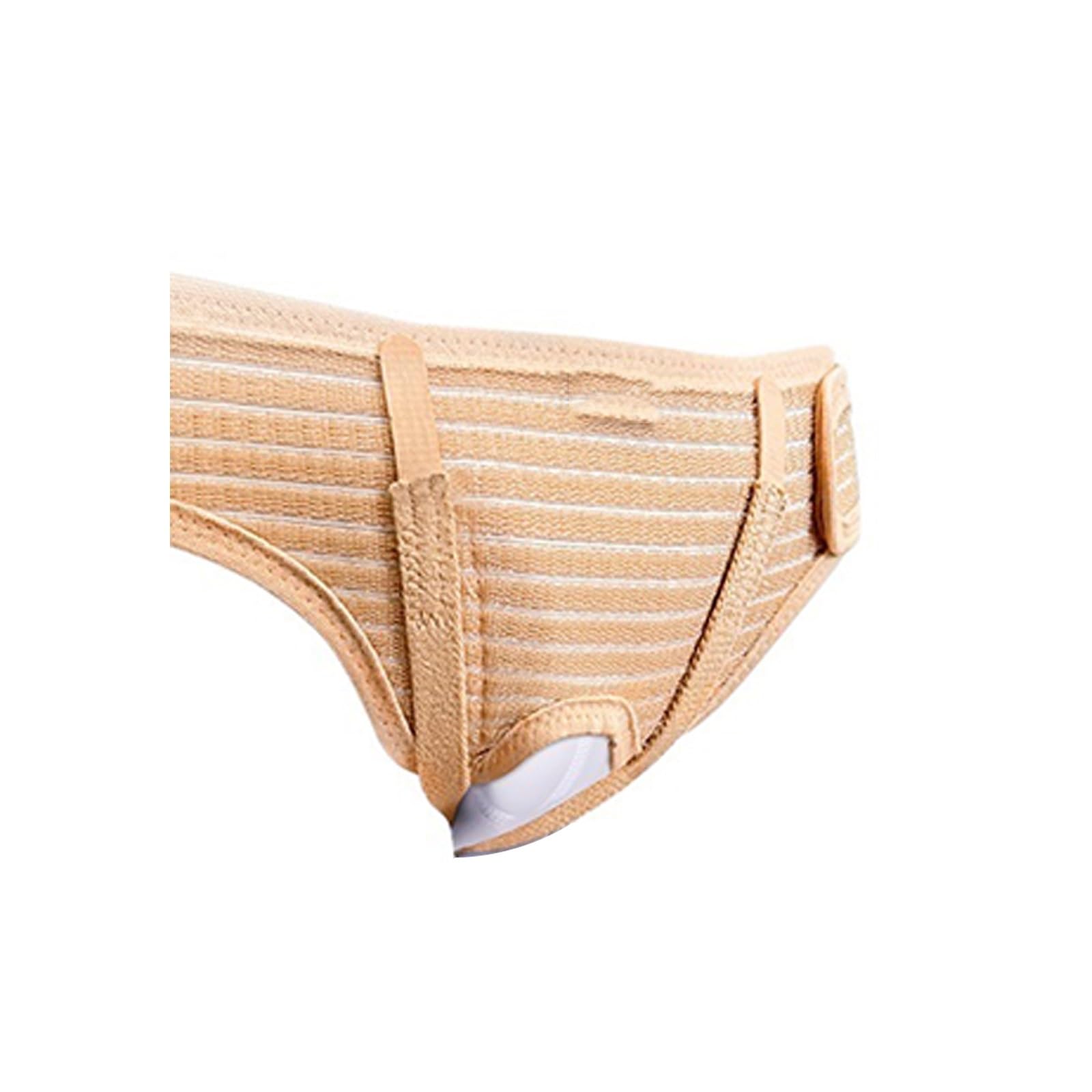 Mutande Per Ernia Inguinale, Fascia Ernia Ombelicale, Cintura Per Ernia Inguinale, Con Cuscinetto di Compressione Rimovibile E Cinghia Inguinale Regolabile Per Ernia Inguinale Doppia O Sportiva(Brown,
