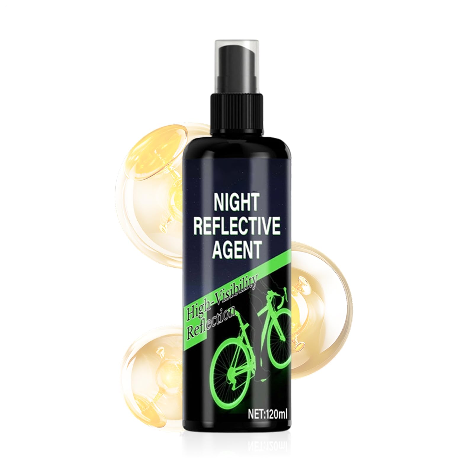 Reflective Spray Paint - Bike Fluorescent Marking Spray - Bicycle Luminous Marking Paint - for Camping Hiking Travel Outdoor Commuting Dirt Mountain — view 9