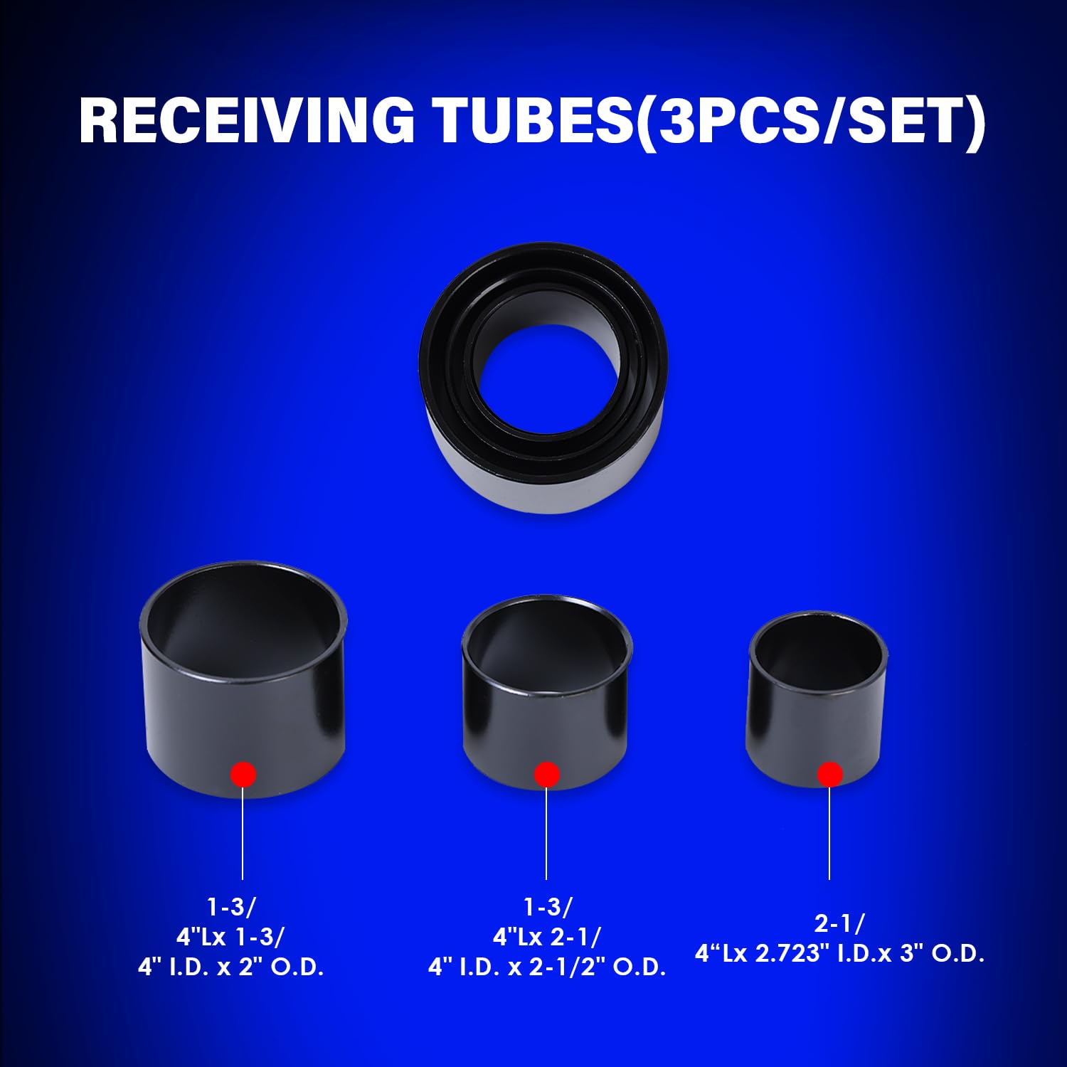 Zestaw narzędzi do demontażu sworzni kulowych, 10-częściowy zestaw do prasowania sworzni kulowych do samochodów osobowych z napędem na 2 koła i 4 koła oraz lekkich ciężarówek (niebieski)