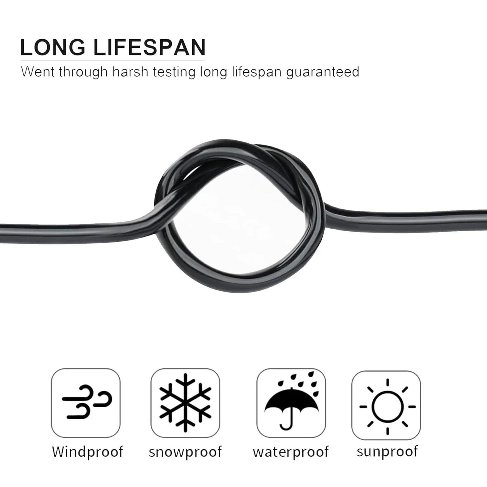 16–28 AWG, 9-adriges Geschirmtes Kabel, 10M-100M Anschlusskabel – Verzinntes Kupfer, PVC-Mantel, UL-zertifizierte Niederspannung(100ft,9C-28AWG)