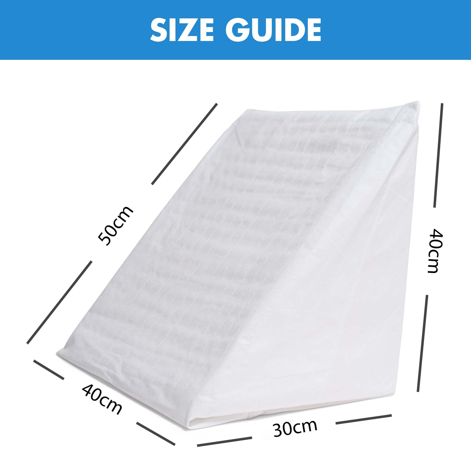 Coussin Incliné pour Oreiller - Idéal pour la Lecture, Efficace pour Lutter Contre Le Reflux Acide | Fabriqué en Mousse avec Housse Amovible et Lavable, Fabriqué au Portugal
