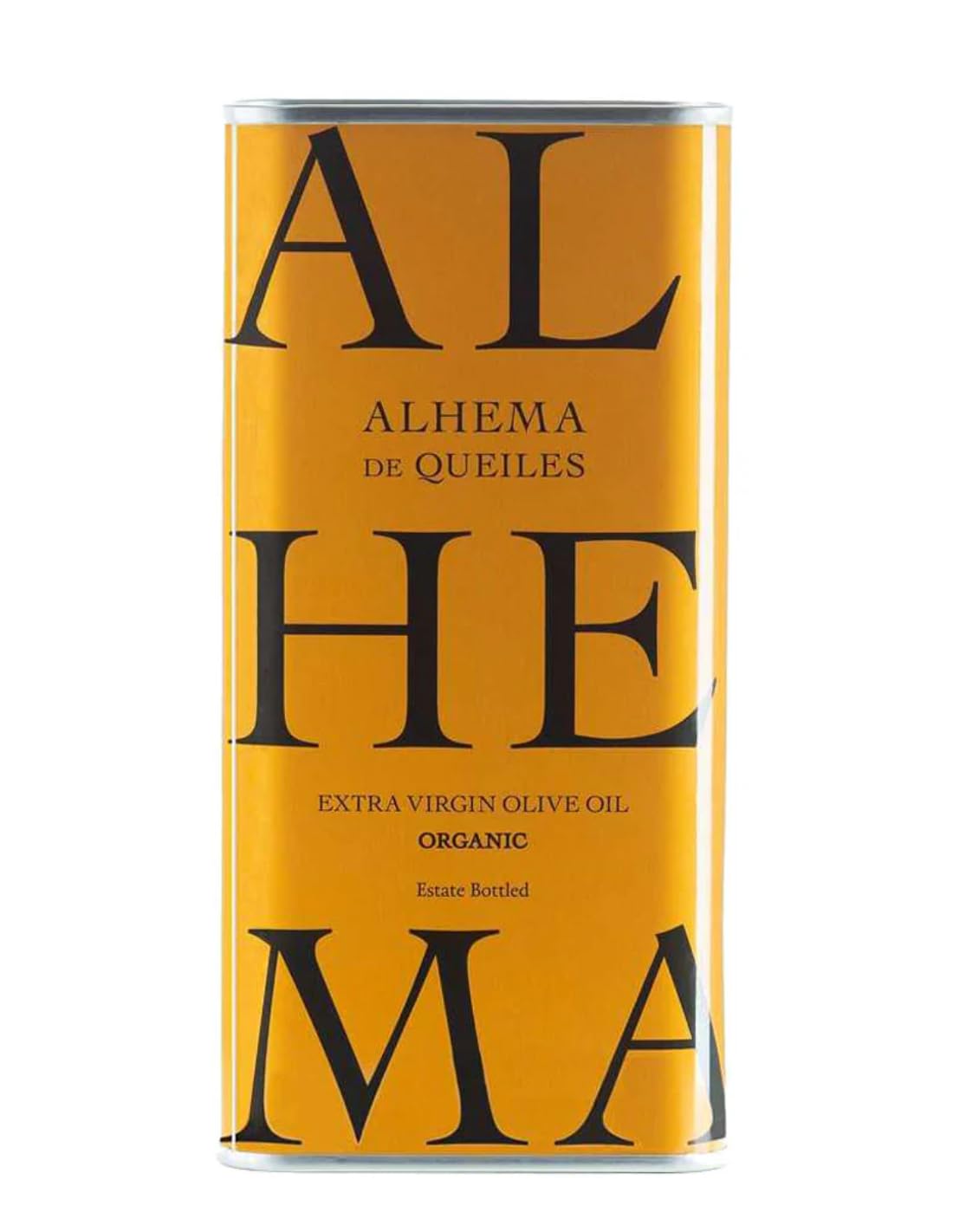 Alhema de Queiles | Ekologiczna oliwa z oliwek extra virgin z odmian Arbequina i Arroniz - puszka 500 ml