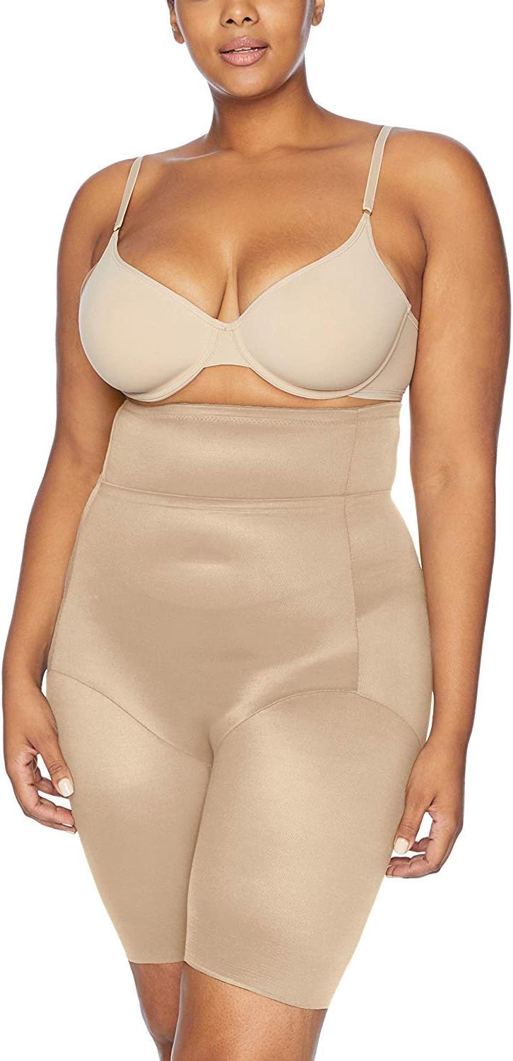 Naomi & NicoleWomen's Unbelievable Comfort Plus Hi Waist Thigh Slimmer Thigh Shapewear