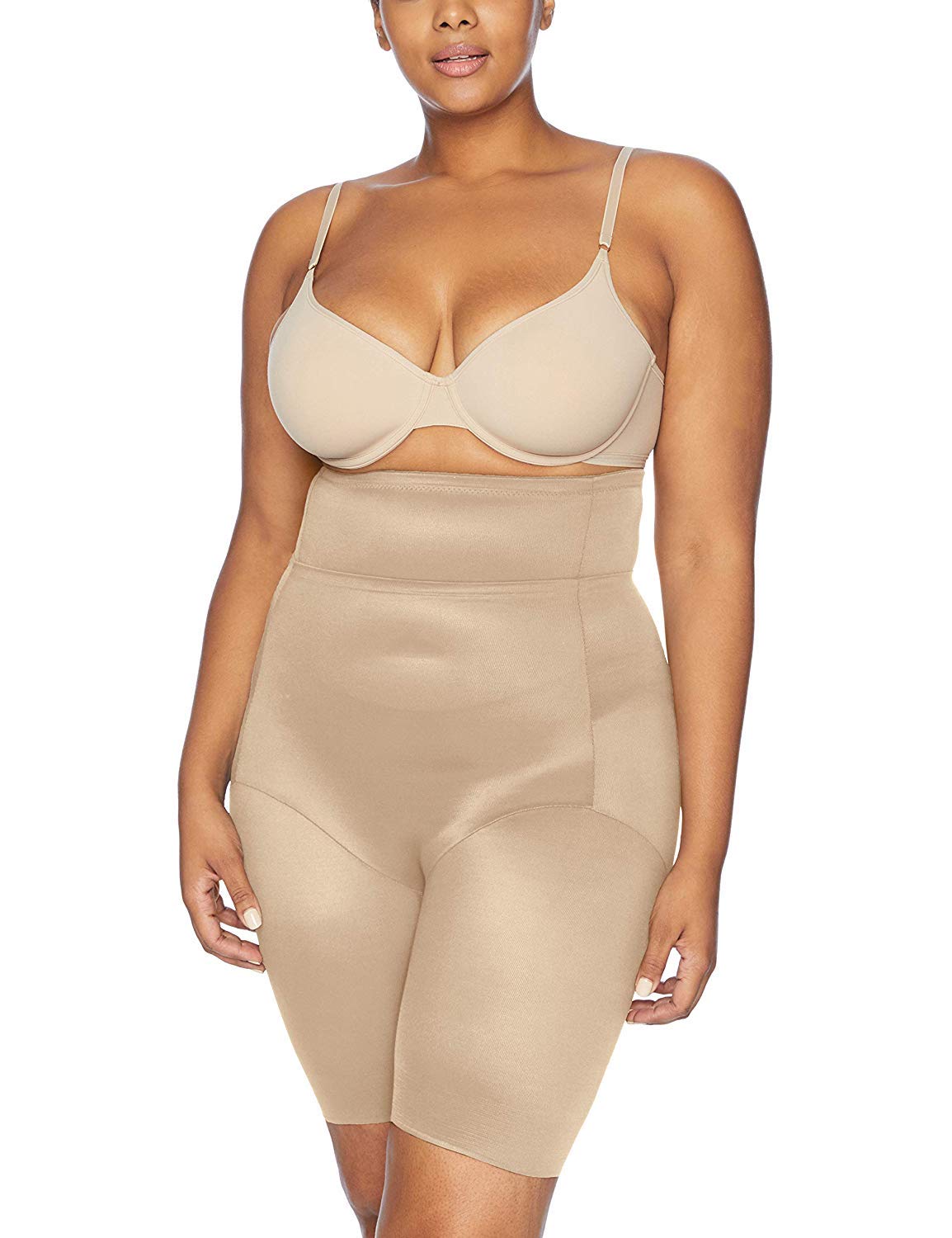 Naomi & NicoleWomen's Unbelievable Comfort Plus Hi Waist Thigh Slimmer Thigh Shapewear