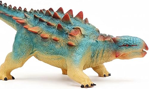 Miniatura 5 de Gemini&Genius Ankylosaurus - Juguete de dinosaurio para niños de 3, 4, 5, 6 y 7 años, escultura realista y textura, dinosaurios, gran regalo de