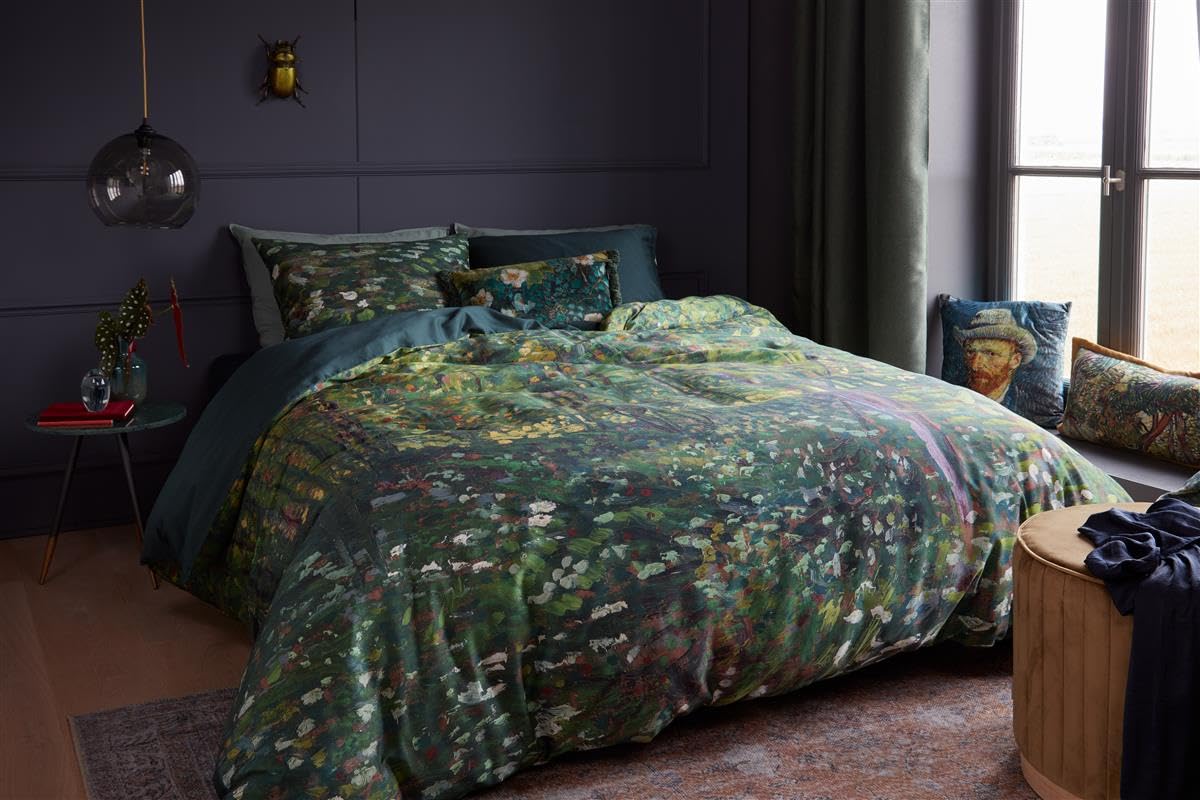 Beddinghouse x Van Gogh Museum zestaw pościeli Trees kolor Zielony obraz
