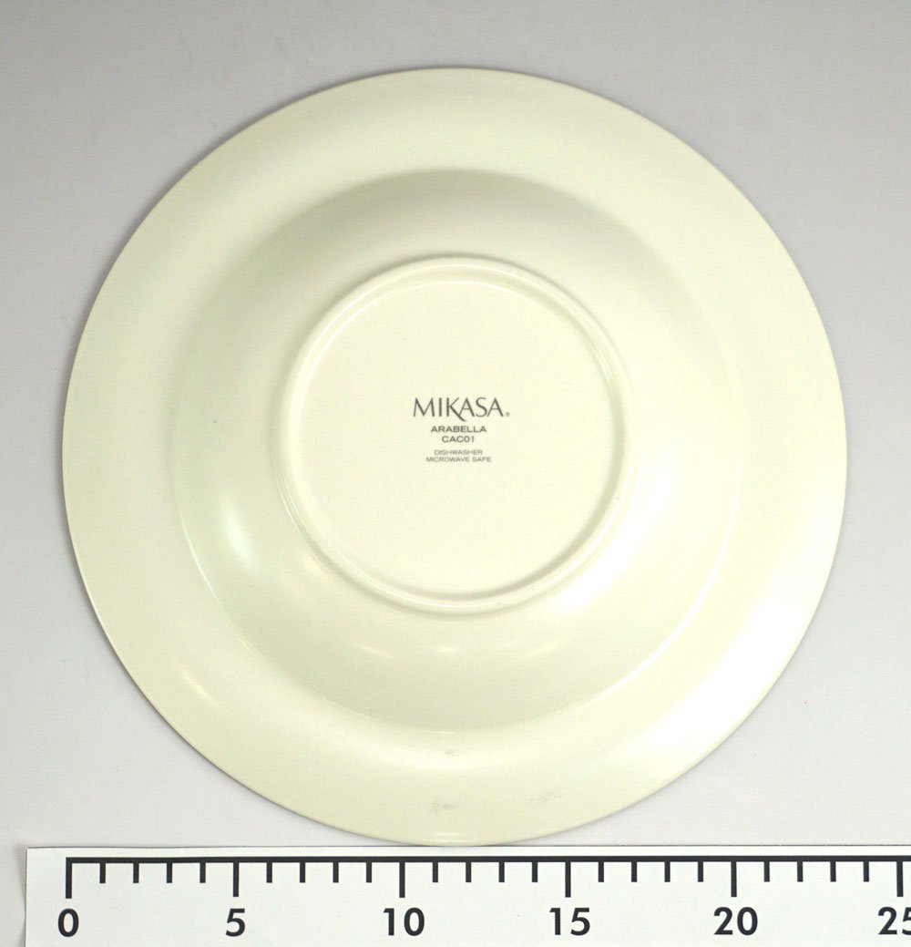 Amazon.co.jp: MIKASA スープ皿 アラベラ ホワイト 直径23.9×高さ4.6cm