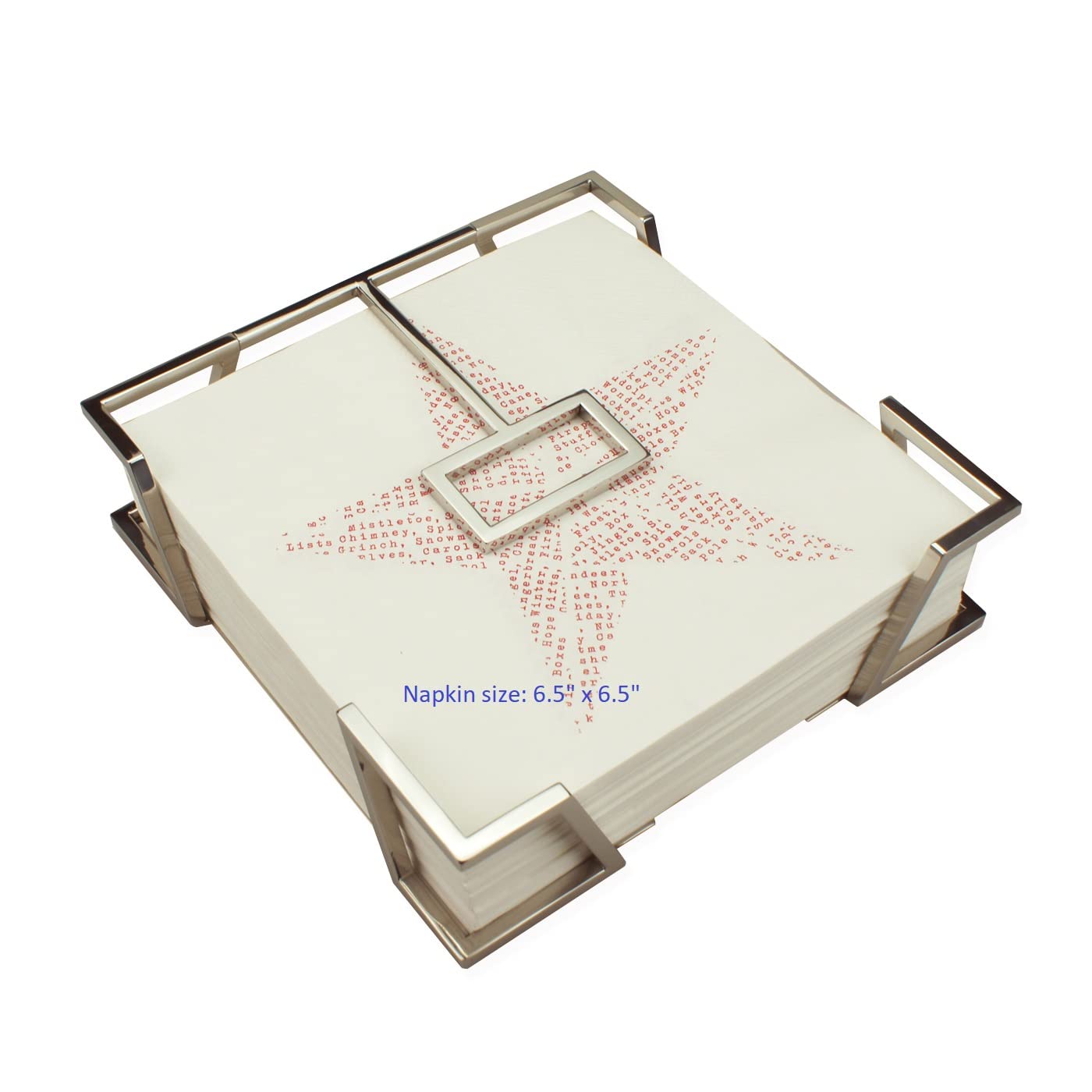 Moderne Kunst Abendessen Serviettenhalter mr116 Edelstahl Spiegelpolitur Patent Angemeldet Mittagessen Serviettenständer Serviettenspender Servietten Papier Tissueservietten Halter Geschenk