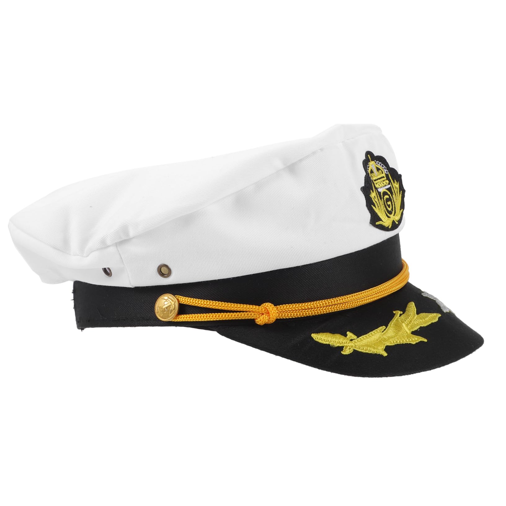 GALPADA 2piezas Sombrero De para Adultos Gorro De Cosplay Náutico Bordado Accesorio para Fiesta y Eventos Náuticos