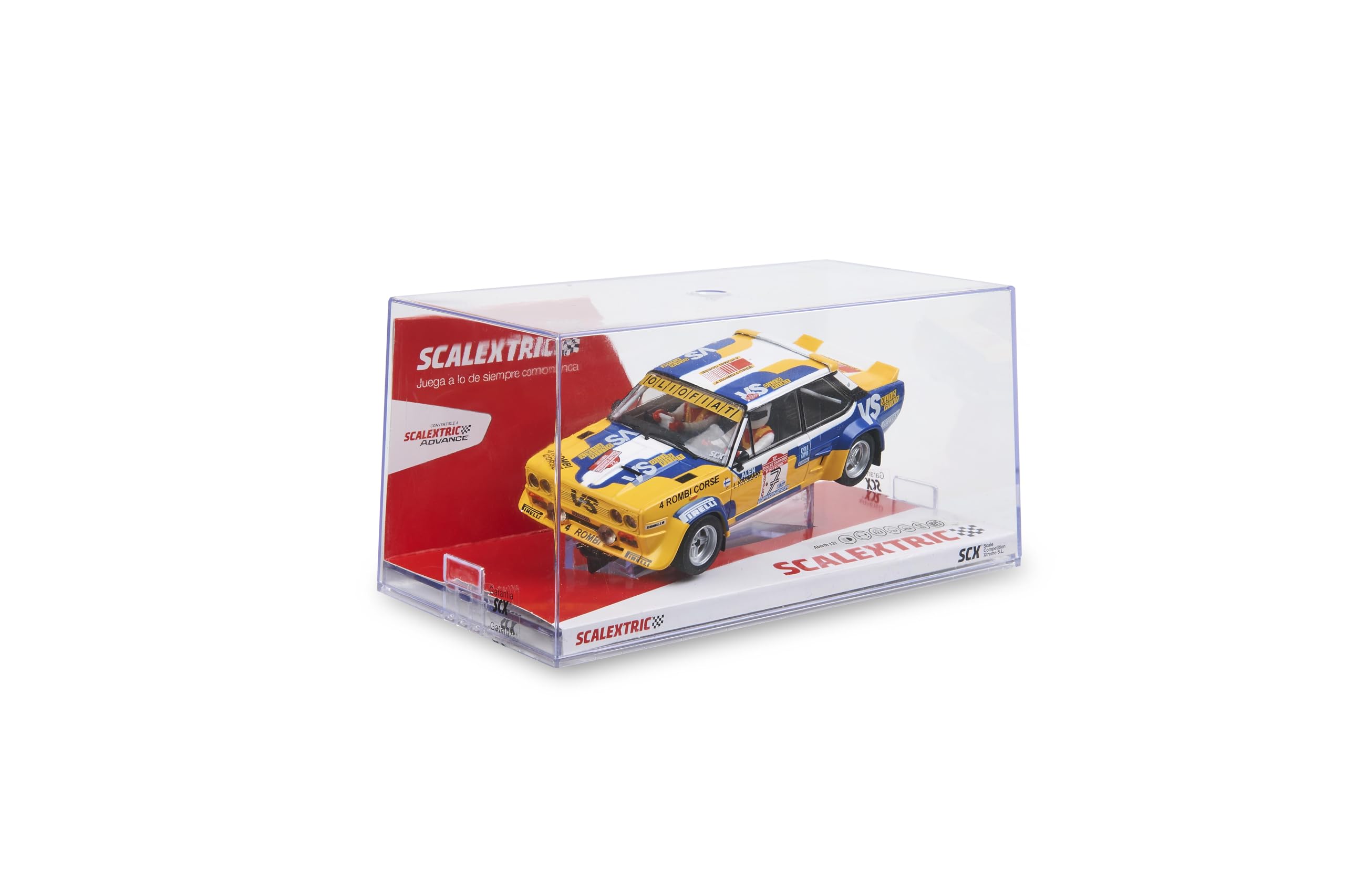 SCALEXTRIC - Coche de Carreras Original - Coche Slot Escala 1:32 (Abarth 131 - M. Alen)
