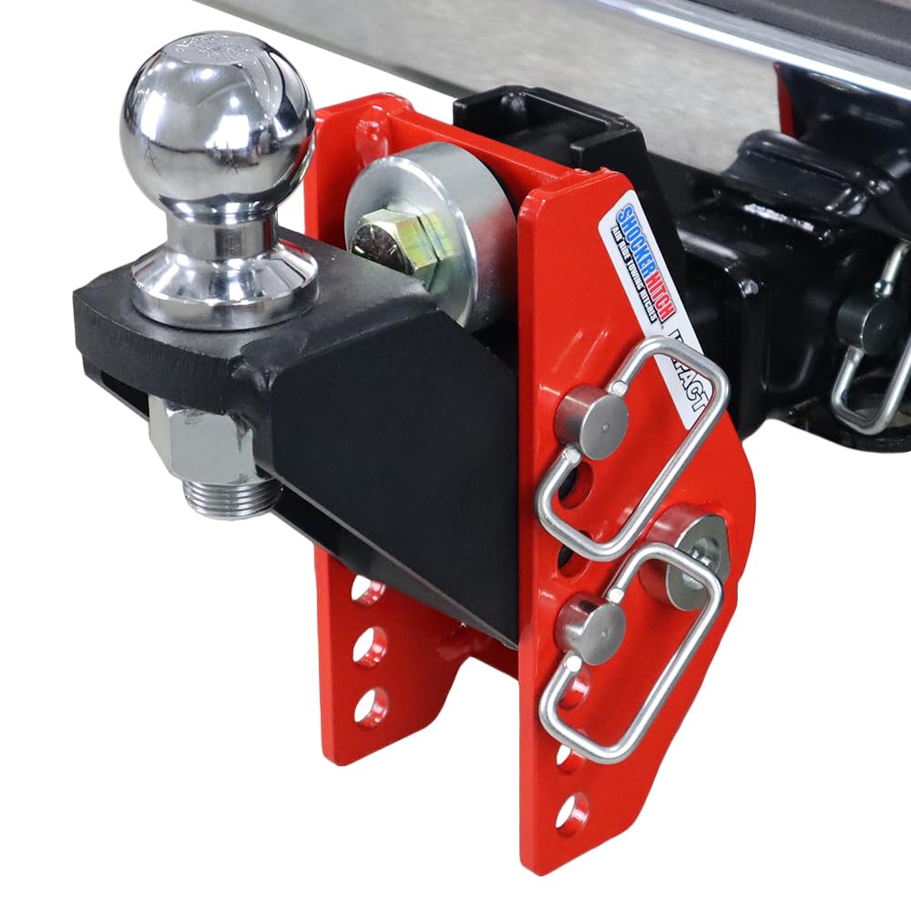 Shocker Impact Adjustable Cushion Raised Hitch - 5