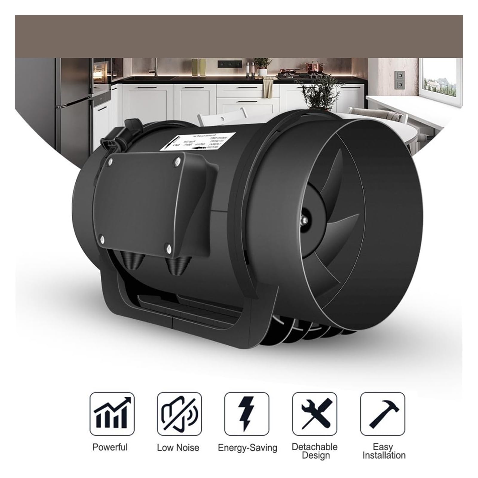 Ventilatore Estrattore D'aria Con Regolatore Di Velocità Variabile PWM Da 6 Pollici In Linea For Ventilatore Di Scarico Del Bagno