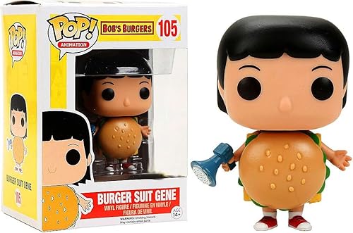 Funko Vinilo: Bob's Burgers: Burger Suit Gene (Exc)