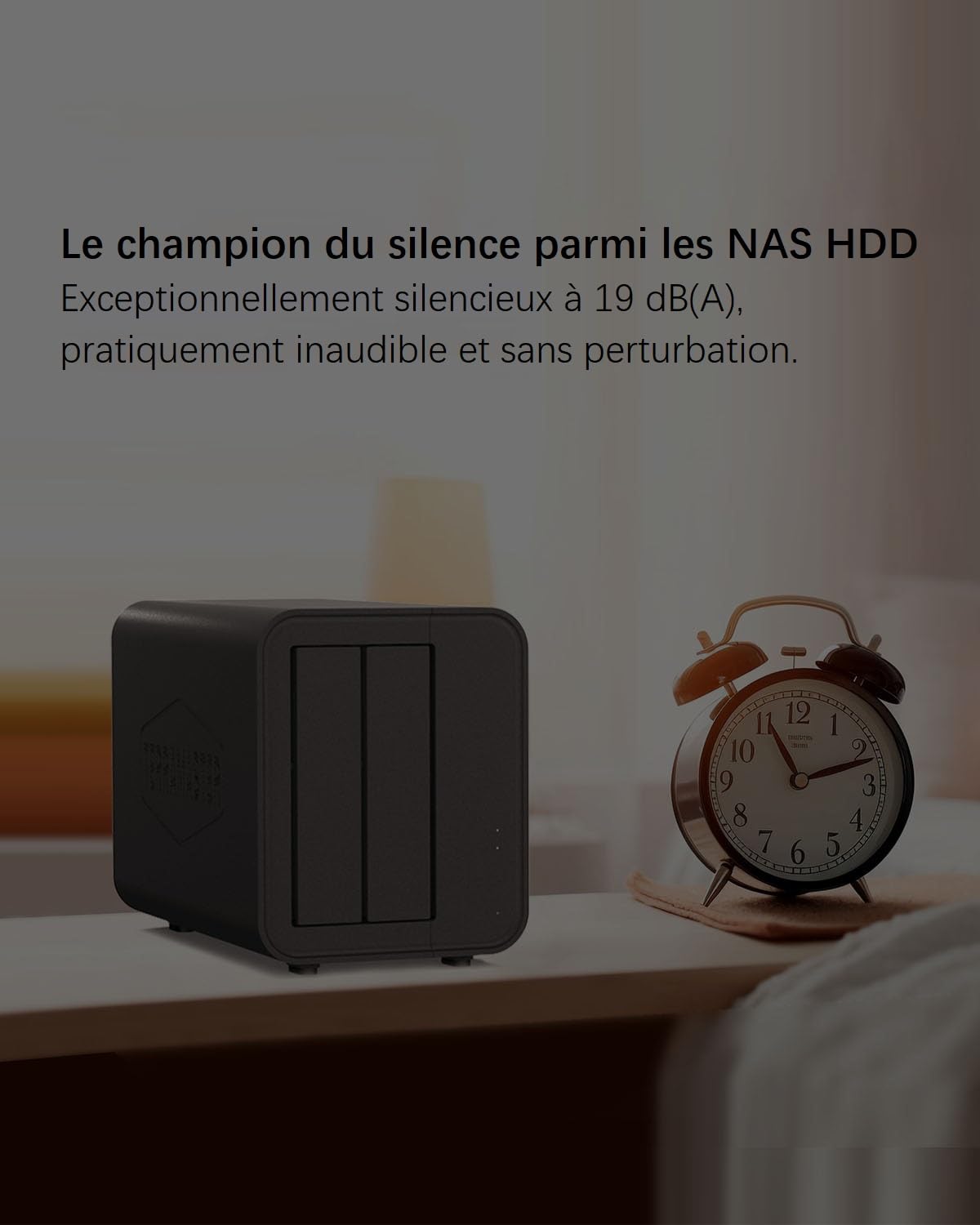 TERRAMASTER F2-212 NAS à 2 Baies - Quad Core Stockage Attaché au Réseau de Cloud Privé Personnel - avec des Solutions de Sauvegarde Riches (sans Disque)