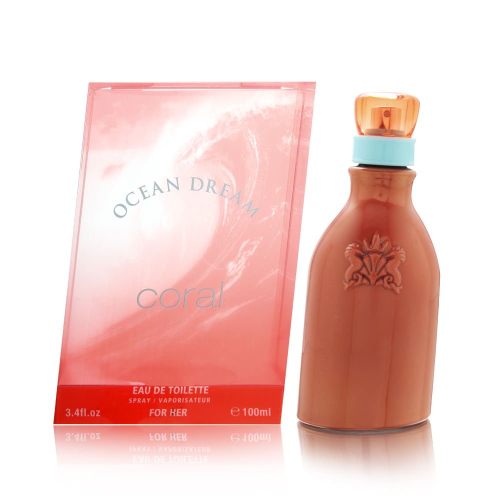Ocean Dream Coral by Designer Parfums Ltd For Women. Eau De Toilette Spray 3.4-Ounces