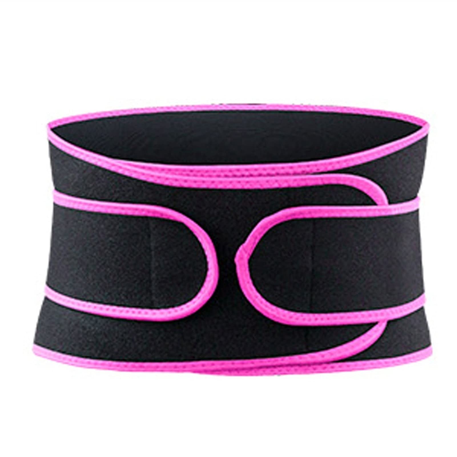 Cinturón recortador de Cintura para Alivio del Dolor, cinturón de Apoyo Lumbar para Mujeres y Hombres, Correas de Cintura Ajustables para ciática, estenosis espinal, escoliosis (Amarillo M) (Mora