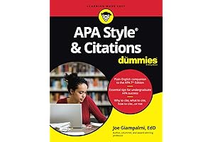 APA Style and Citations For Dummies: Your Easy Guide to Academic Success