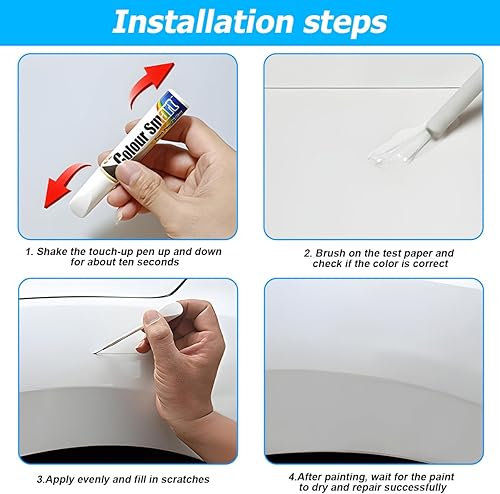 Miniatura 5 de Car Scratch Remover, Touch Up Paint For Cars, Fill Paint Pen for Auto Scratch Repair, Quick Easy Scratches Remover, Erase Damage (Pearl Black)