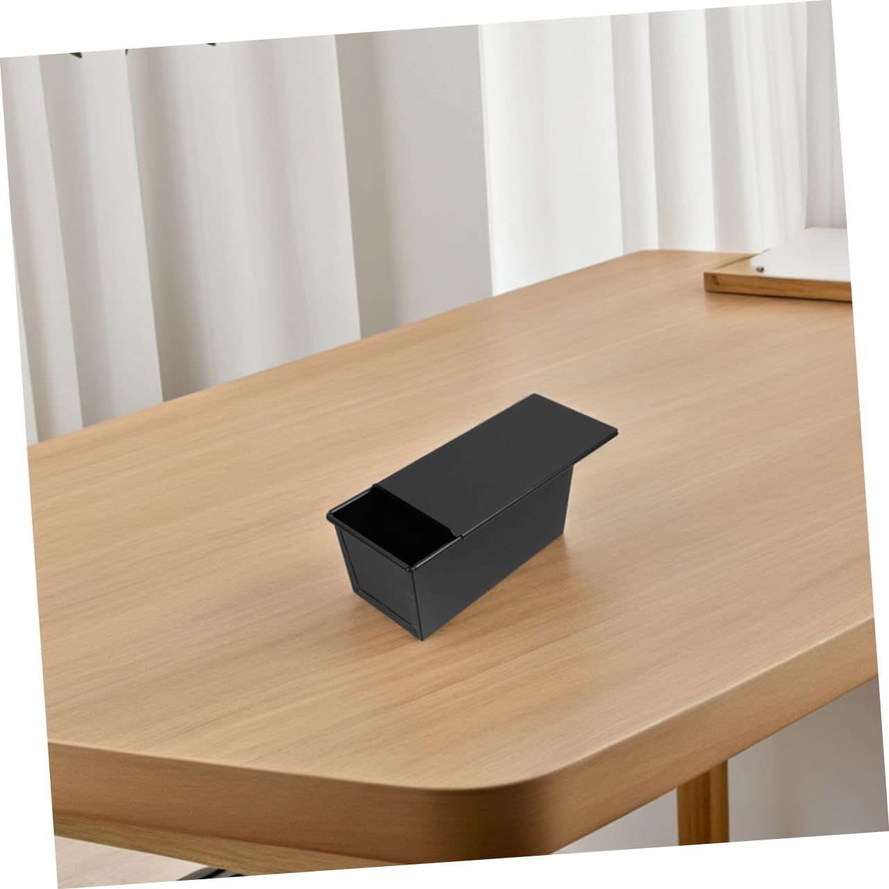 TOPBATHY Stampo per Toast in Acciaio Inossidabile con Coperchio Scorrevole