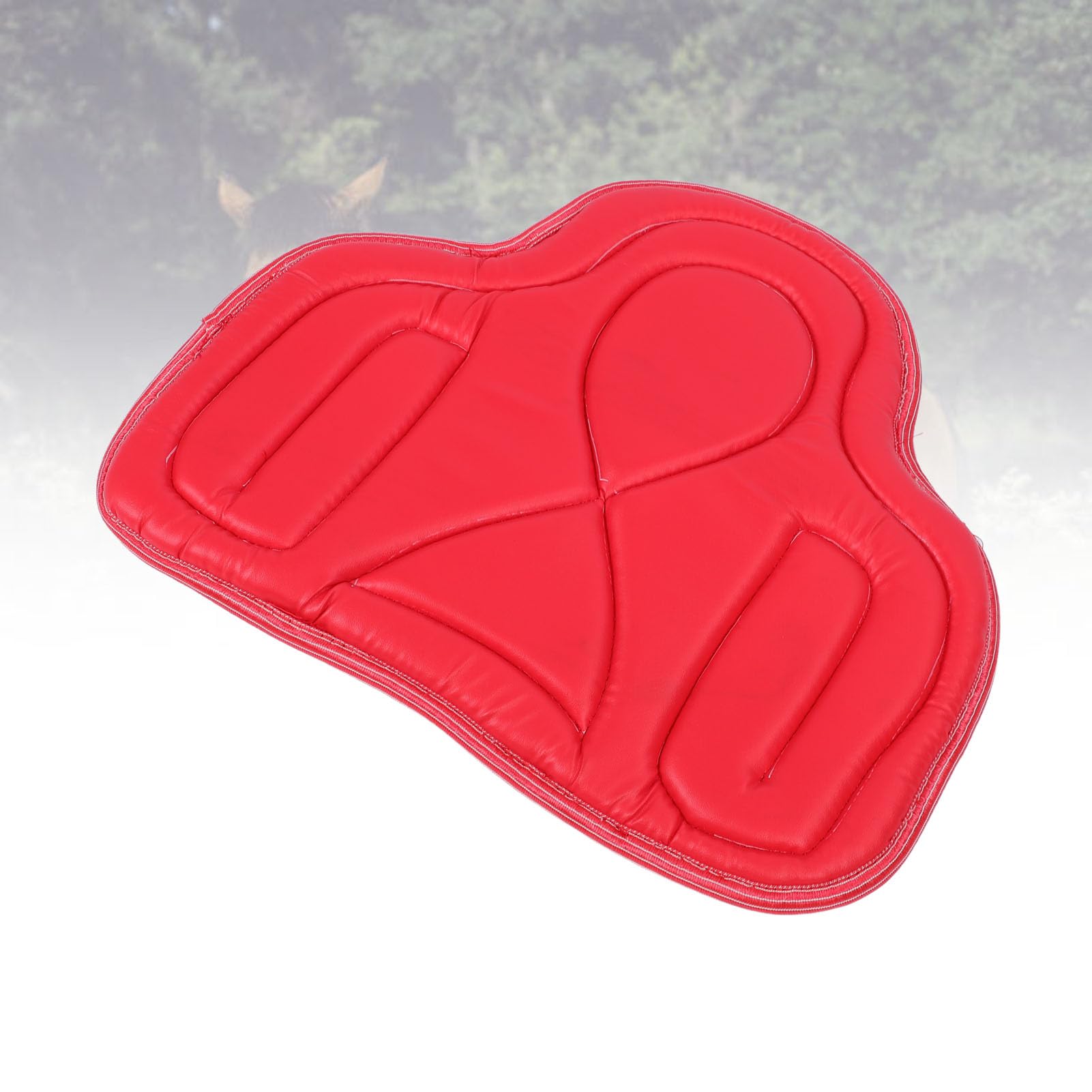 Siodłowa podkładka na podkładkę siodłową Western Saddle Pad Grunts Absorbing Absorbing oddychającą skórzaną podkładkę siodłową do jeździeckiego jeździeckiego