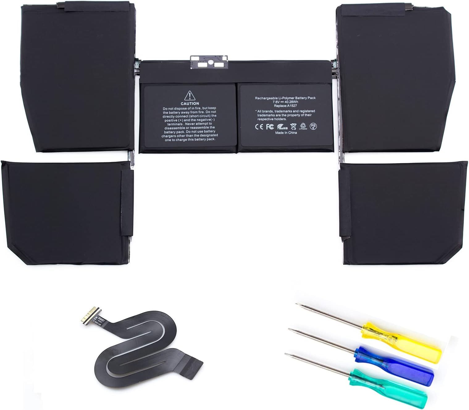 EBKK A1527 A1534 Replacement A1705 Battery Early 2015 2016 Mid 2017 EMC 2746 for MacBook Retina 12" MF855LL/A MK4M2CH/A MK4M2LL/A