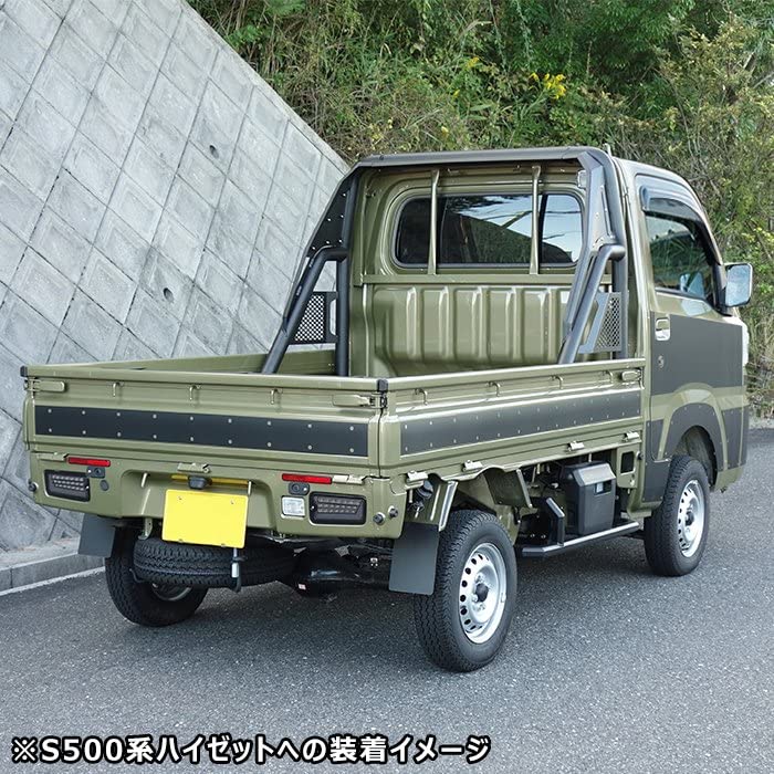 Amazon | ミニキャブ トラック DS16T 荷台 ロールバー ブラック リフト 