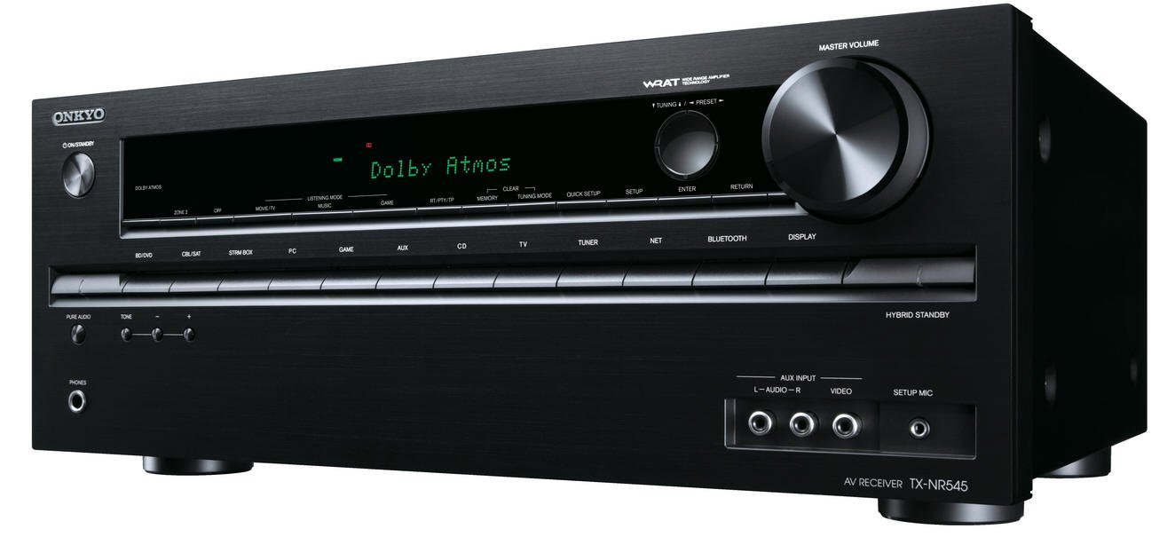 Onkyo TX-NR545 Sintoamplificatore Network 7.2, Nero