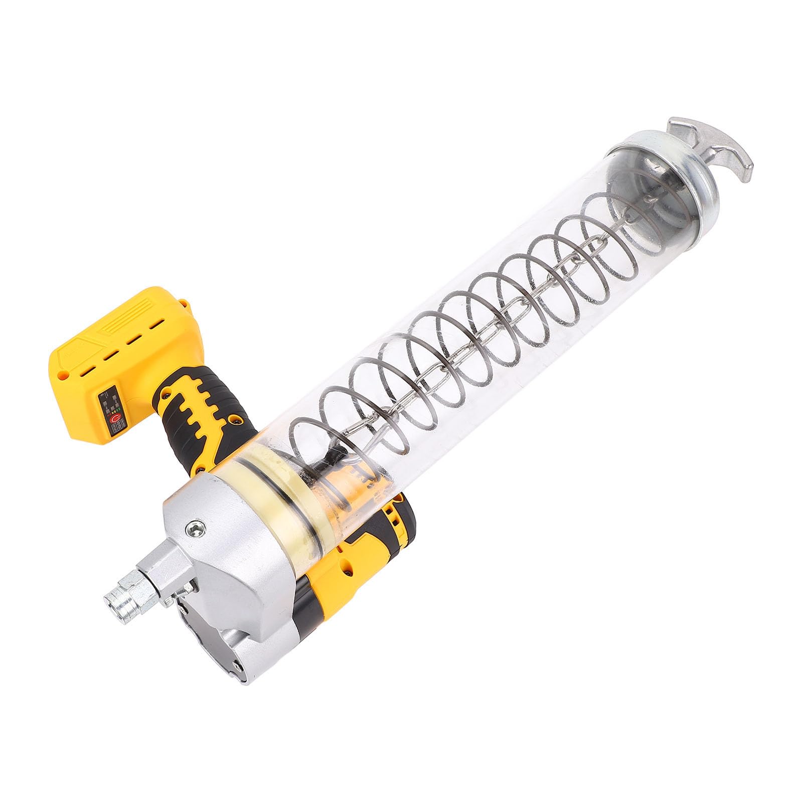Fabater Pistola Engrasadora Inalámbrica Portátil con Luz LED, 12000 PSI, Pistola Engrasadora de Alta Presión Alimentada por Batería para Plantas Al Aire Libre