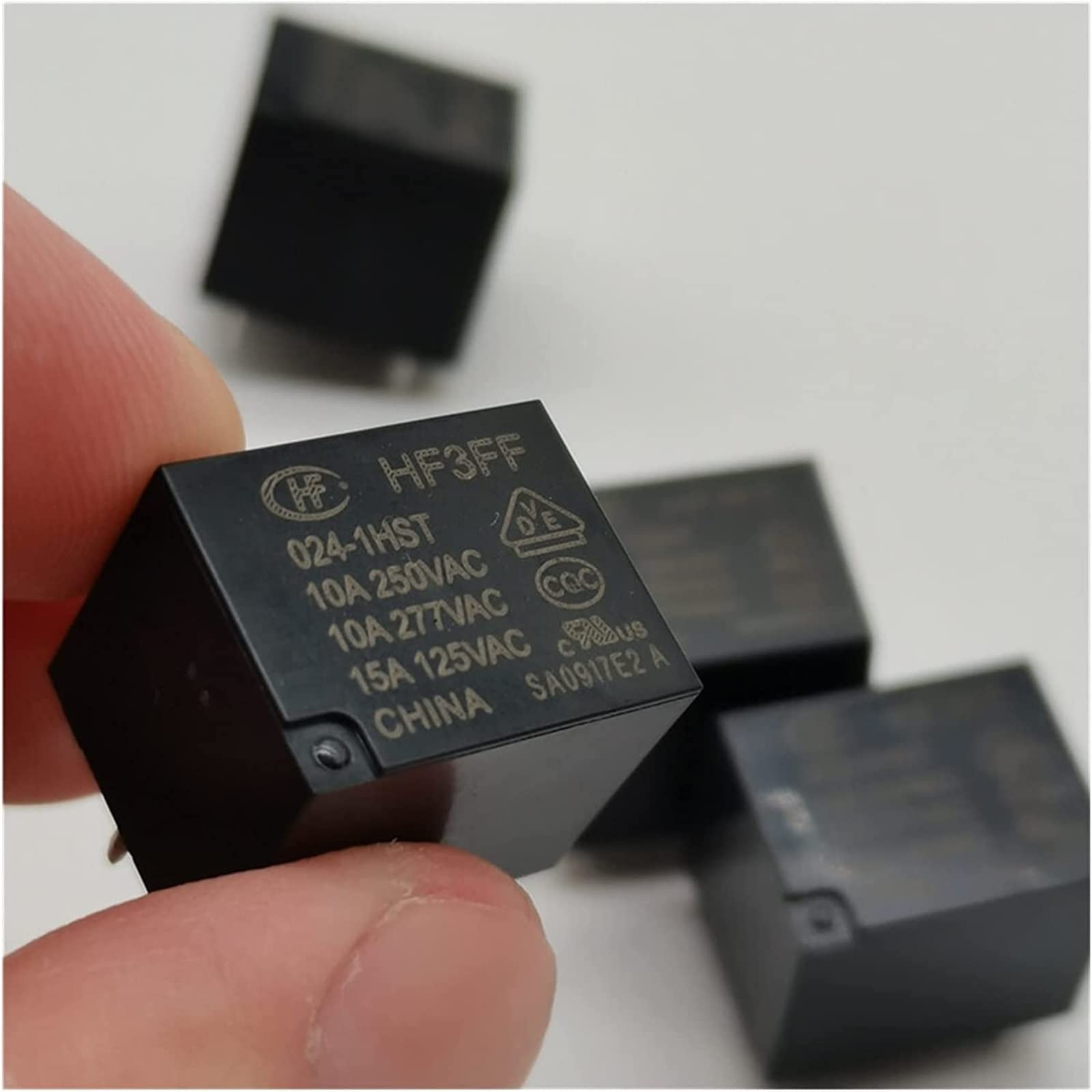 CSKWLLNBC Relay 5pcs hf-3ff-5 005 009 12 012 24 024 for Household appliances(HF3FF-024-1HST-4pin)