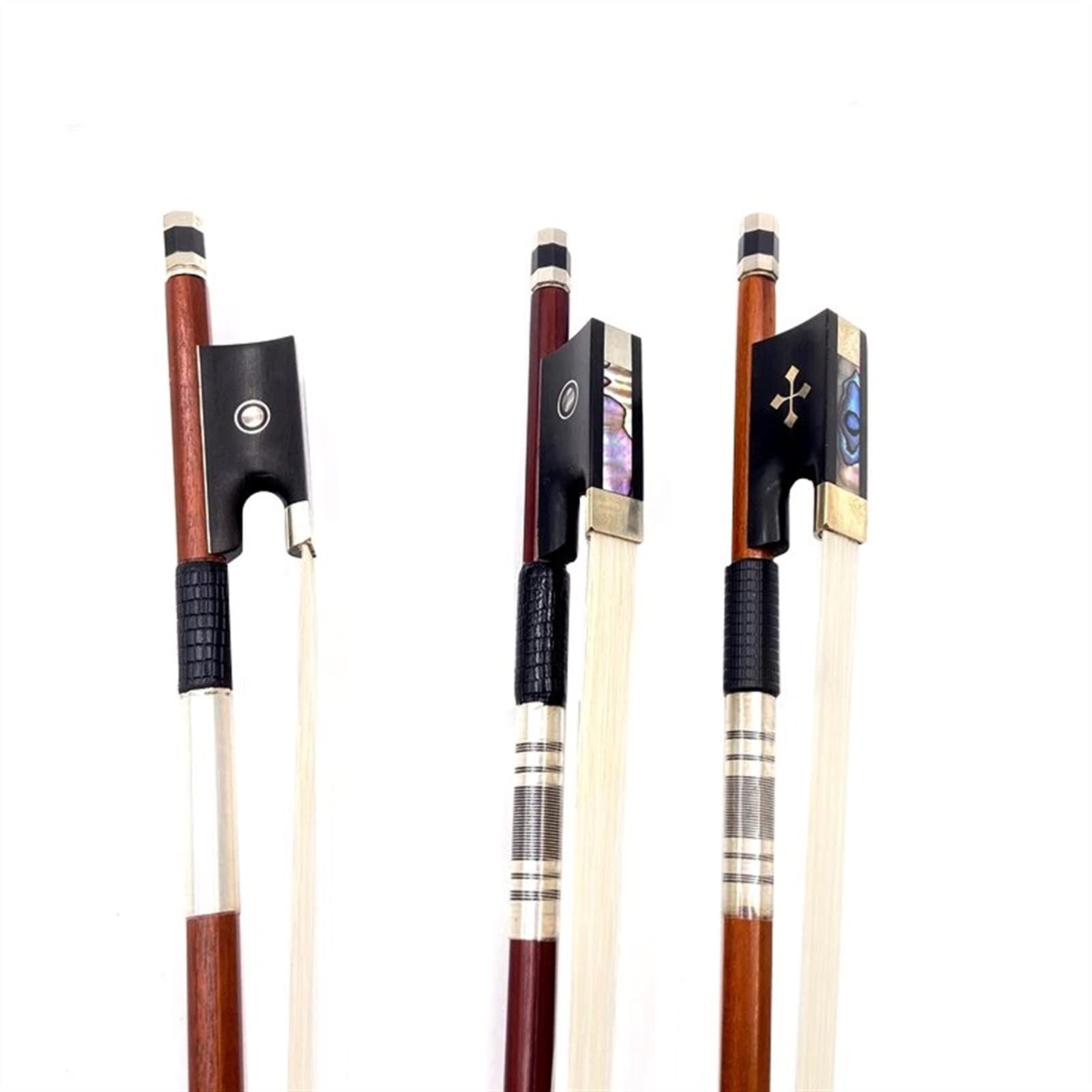 Archetto violino 1ps Professional Advanced Pernambuco 4/4 Violino Prua A Violino, Parti D'argento, Cavallo A Cavallo (Color : Pernambuco 2)