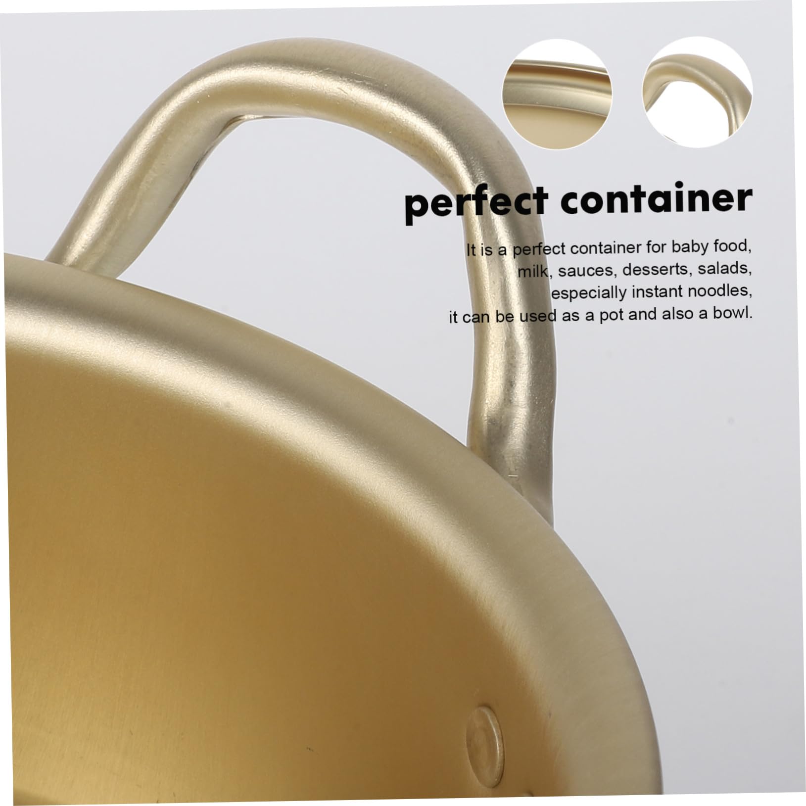 TOPBATHY 2stücke Praktischer Aluminium Kochtopf Für Instant-nudeln Multifunktionaler Feuerheiztopf Für Zuhause Mit Ergonomischem Design Und Einfacher